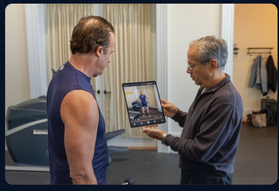 AvaSci iPad motion capture in clinical setting